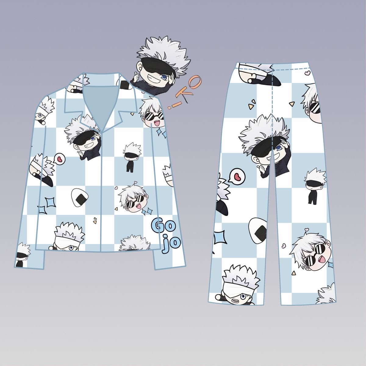 Anime Cosplay Couple - Jujutsu Battle Pain ropa Gojo Gojo