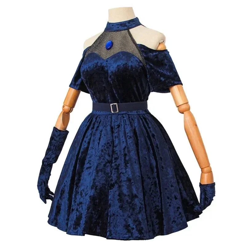 Disfraz de Cosplay Mizi, Disfr - Anime Cosplay Blue Hair reseña y precio