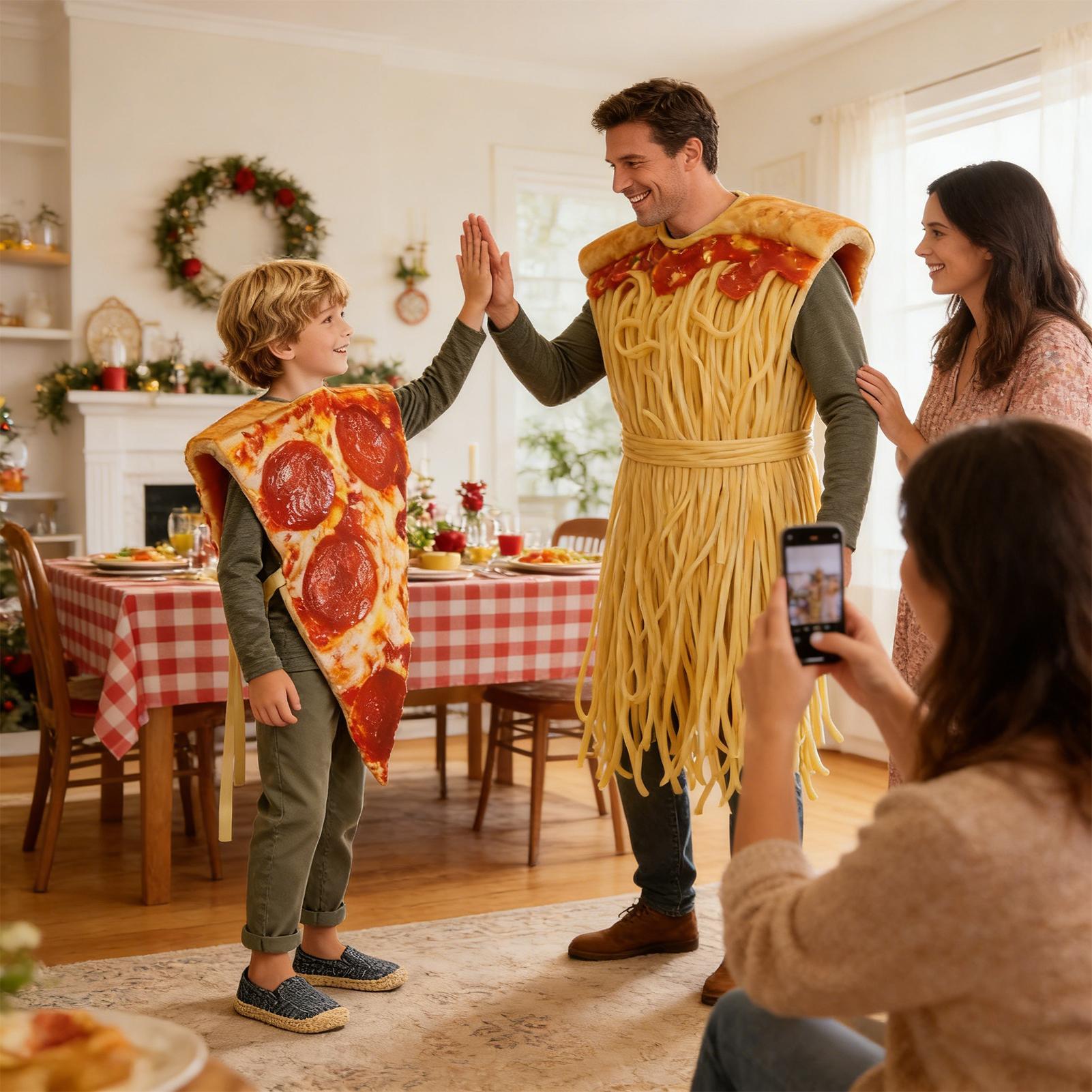 Disfraz de Pizza para Hallowee - Anime Cosplay Couple reseña y precio