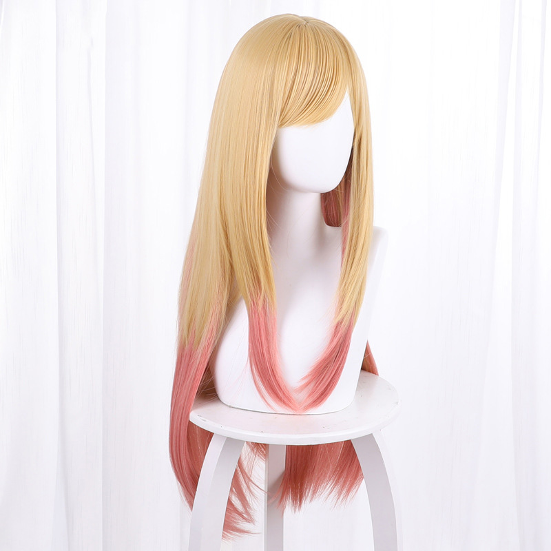 Peluca de Cosplay de Marin Kit - Kitagawa Anime Cosplay reseña y precio