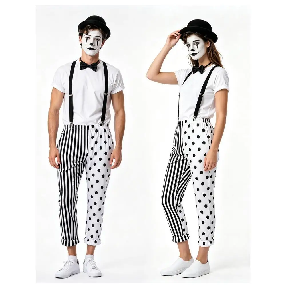 Conjunto de Payasos Mímicos Bl - Anime Cosplay Couple reseña y precio