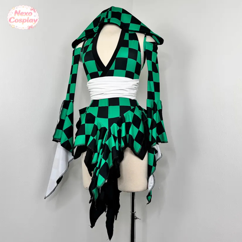 Traje de baño de Tanjiro Kamad - Anime Cosplay Jumpsuit reseña y precio