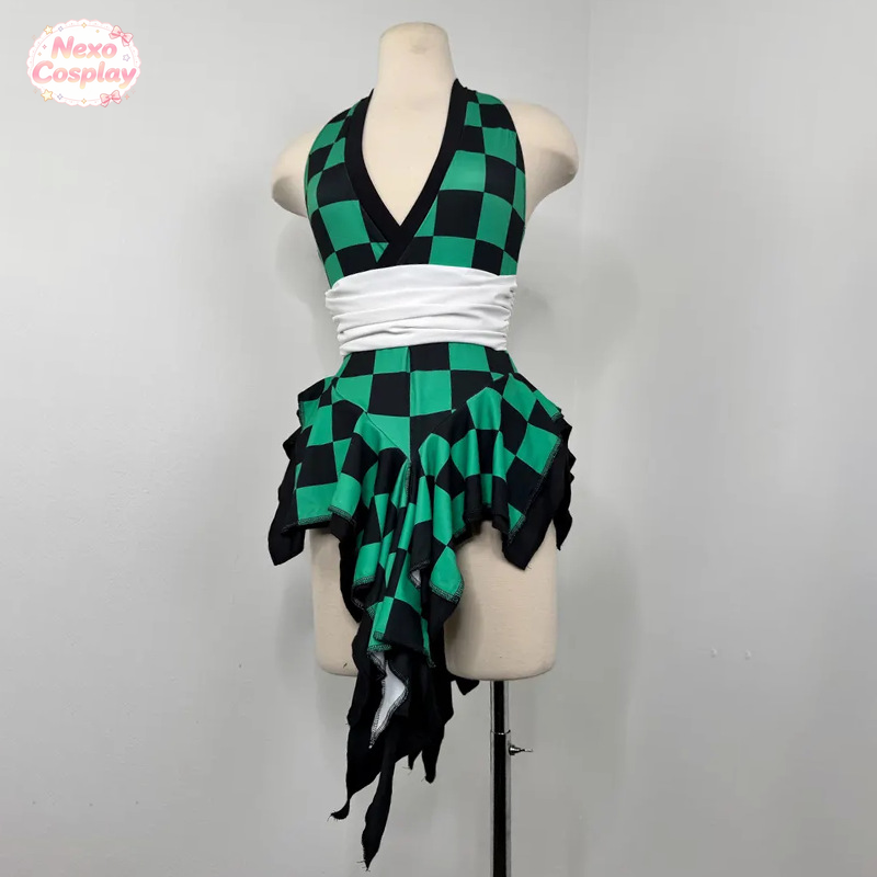 Traje de baño de Tanjiro Kamad - Anime Cosplay Jumpsuit reseña y precio