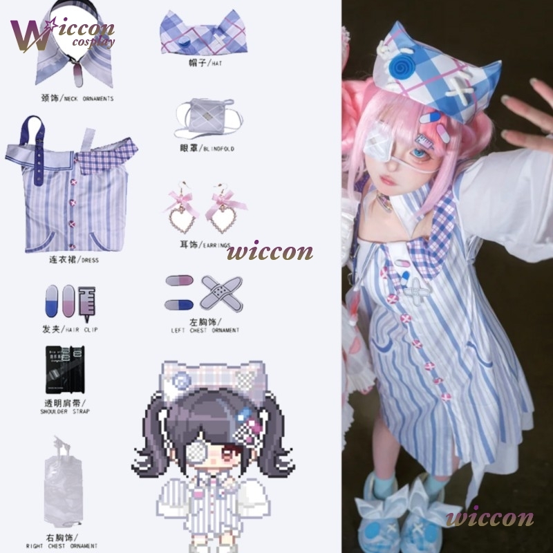 WuHu Infinity Nikki-Peluca de  - Anime Cosplay Idea reseña y precio